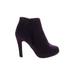 Lane Bryant Ankle Boots: Purple Shoes - Women's Size 7 Plus