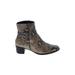 Ecco Ankle Boots: Gray Shoes - Women's Size 40