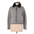 Weekend Max Mara Jacket: Gray Houndstooth Jackets & Outerwear - Women's Size Medium