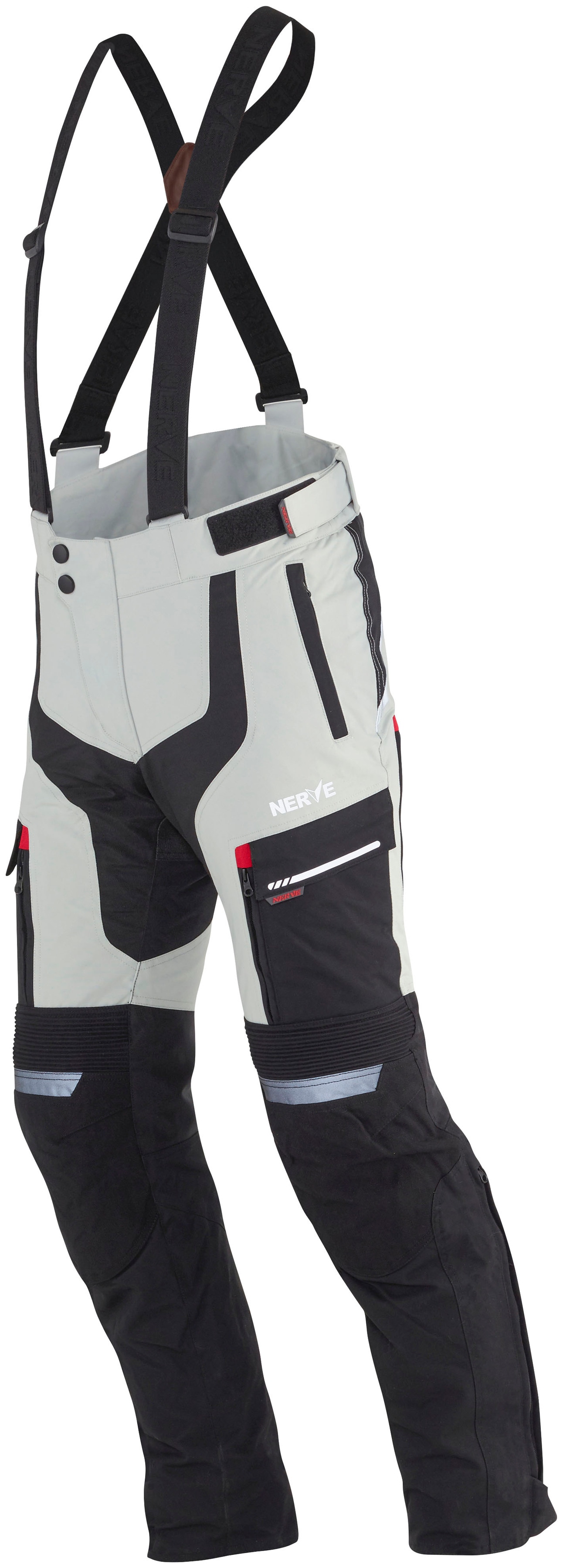 Motorradhose NERVE "Golden Tour Hose" Gr. XXL, schwarz, Hosen, XXL, N-Gr, Obermaterial: 100% Nylon. Futter: 100% Polyester Image