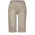 Street One Jeans Bermuda Damen sand slightly wash, Gr. 26, Weiblich