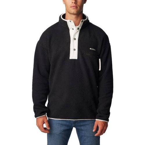 COLUMBIA-Herren-Fleece-Helvetia™ Half Snap Fleece, Größe M in Schwarz