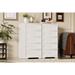 Modern 5 Tier Bedroom Chest of Drawers, Dresser with Drawers, Clothes Organizer -Metal Pulls for Living Room, Bedroom, Hallway