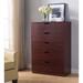 5 Drawer Utility Cabinet Mahogany, Five Drawer Clothes And Storage Chest, 5-Drawer Dresser Cabinet