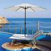 GDY 9 Ft Outdoor Patio Umbrella with Push-Button Tilt & Crank (No Base)