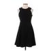RACHEL Rachel Roy Casual Dress - DropWaist: Black Solid Dresses - Women's Size 4