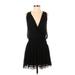 Bar III Casual Dress - Mini: Black Dresses - Women's Size X-Small