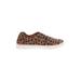 Ilse Jacobsen Flats: Brown Leopard Print Shoes - Women's Size 41