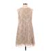 Lauren by Ralph Lauren Casual Dress: Silver Dresses - Women's Size 10