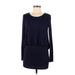 Fantastic Fawn Casual Dress - Sweater Dress: Blue Dresses - Women's Size Medium