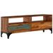 Williston Forge vidaXL TV Stand Monitor Stand Desktop Stand TV Console Media Unit Mango Wood Wood/Metal in Brown | Wayfair