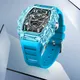 Trend Herren uhren leuchtende Armbanduhr Uhr männlich Sport Charm Gummi armband reloj