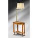 Medallion Lighting Becks 60" Task/Reading Floor Lamp in Brown/White | 60 H x 16 W x 16 D in | Wayfair LSB6003CDG-SGL
