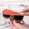 New PU Sunglasses Bag Portable Eyeglass Case Sunglasses Protective Case Women Cute Eyeglass Clip