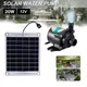 Pompe à eau solaire 20W panneau photovoltaïque fontaine synchronisation réglable piscine étang