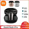 Xiaomi-Écouteurs sans fil Bluetooth Buds 3/4 Pro TWS suppression active du bruit 48dB son HiFi