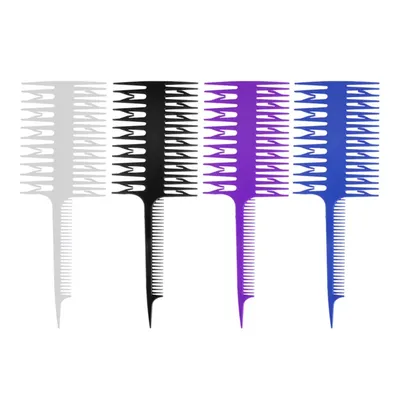 Peigne teinture cheveux peignes coloration mise en évidence brosse à cheveux à dents larges