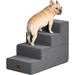 Tucker Murphy Pet™ Emalee 3 Steps Pet Stair in Black/Blue/Brown | Small (20"H x 16" W x 28" D) | Wayfair 66AE2AADF2F046E6AA085B578E5EF1E2