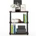 17 Stories Armarni 23.58" W Manufactured Wood Shelving Unit Wood in Brown | 29.61 H x 23.58 W x 11.61 D in | Wayfair