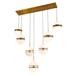 Everly Quinn Menzen 7 - Light Chandelier, Metal | 160 H x 62 W x 20 D in | Wayfair 0FA45408993446C68D838CB2D8BA5C52