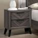 Latitude Run® Burkhead Solid Wood Nightstand | 25 H x 23 W x 16.37 D in | Wayfair B48D9F9EAA1B49BF84D63FF3B7552DD7