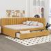 Latitude Run® Full Size Upholstered Daybed w/ 2 Storage Drawers Sofa Bed Frame | Wayfair 1C347F8C167D42C59D1E976757627AEE