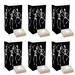 The Holiday Aisle® Battery Operated Luminaria Kit w/ Timer, Graveyard Dance - Set Of 6 | 10 H x 6 W x 3.5 D in | Wayfair