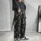 Pantalon Cargo de jogging avec ruban Camouflage poches multiples taille élastique cordon de