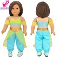 18 "Girl Doll Costume abiti arabi set 18 pollici girl doll Jasmine clothes regalo per bambini