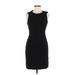 Paige Black Label Cocktail Dress - Shift: Black Solid Dresses - Women's Size 6