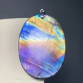 Kaléidoscope-Collier Brcorporelle en Labrumen Naturel Coloré pour Femme Perles de Guérison