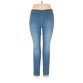 Jennifer Lopez Jeggings - Elastic: Blue Bottoms - Women's Size 10