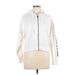 Abercrombie & Fitch Zip Up Hoodie: White Tops - Women's Size Large