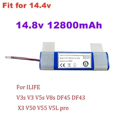 Batterie Lithium pour ILIFE V3s Pro Batterie Rotative pour Roboter-staubRotary Echte 14 8