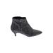 Kate Spade New York Ankle Boots: Black Marled Shoes - Women's Size 9