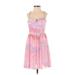 Guess Casual Dress: Pink Print Dresses - Women's Size 0