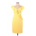 Lauren by Ralph Lauren Casual Dress - Sheath: Yellow Dresses - Women's Size 2