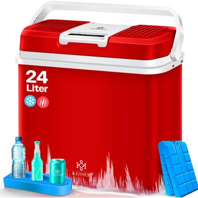 Kesser - 24 Liter Kühlbox kühlt und wärmt Thermo-Elektrische Kühlbox 12 Volt und 230 Volt Image