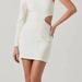 ASTR the Label Lavinia Cutout One Shoulder Mini Dress - White