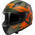 LS2 FF353 Rapid II Thunderbirds Helm, grün-orange, Größe S