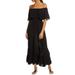 Off The Shoulder Ruffle Cover-up Maxi Dress
