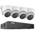 Annke - Kit telecamera di sicurezza esterna cablata 3K con rilevamento di persone/veicoli, kit di