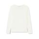 Cream Naia Long Sleeve T-Shirt Damen Langarmshirt V-Ausschnitt Basic Shirt Snow White XXL