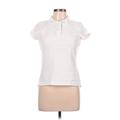 Polo Jeans Co. by Ralph Lauren Short Sleeve Polo: White Tops - Women's Size Large