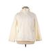 Lands' End Jacket: Ivory Solid Jackets & Outerwear - Women's Size 1X