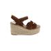 Soludos Wedges: Brown Shoes - Women's Size 6