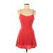 Divided by H&M Casual Dress: Red Dresses - Women's Size 6