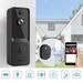 loinrodi Doorbell Camera Wireless Doorbell Camera With Chime Night Vision wifi Black