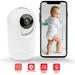 Wifi Wireless Smart Security Camera with Smart Tracking for Baby Monitor 1080P HD Night Vision Motion Detection Two-Way Audio and Remote Monitoring for Home Surveillance System