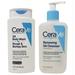 CeraVe SA Skincare Bundle MGF3 - Contains SA Body Wash for Rough and Bumpy Skin (10 fl oz) and Renewing SA Cleanser (8 fl oz) - Skin Smoothing Formula with Salicylic Acid